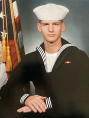 Alex Luthman. Navy Picture.