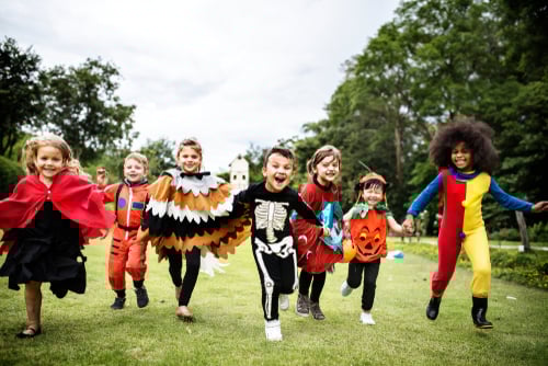 Children in costume